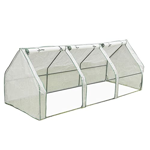 Gewächshaus - Abdeckung für Gewächshausringe | Kaltrahmen mit grüner PE-Abdeckung | grünes Haus ohne vorherige Vereinbarung | Gartenringabdeckung für Pflanztunnel: Tragbares Gewächshaus für von GEDOX