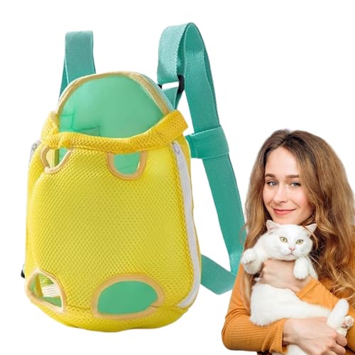 Rucksack für Haustiere, Rucksack für Haustiere, Rucksack vorne für Hunde und Katzen, Reiserucksack für Haustiere, atmungsaktiver Rucksack für kleine Hunde für Reisen in vier Jahreszeiten von GEDOX
