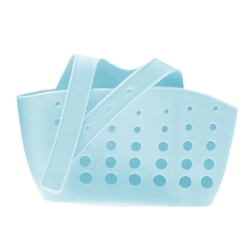 Schwammhalter für Küchenspüle – Silikon-Spülbecken-Organizer- | Geschirrtuch-Aufhänger mit verstellbarem Riemen, Wasserhahn-Organizer- mit Abflusslöchern von GEDOX