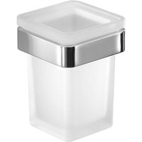 Sapho Gedy Samoa - Zahnbürsten- und Zahnpastabecher mit Halterung, Glas matt/ Chrom matt A81013 Sapho Gedy Samoa - Zahnbürsten- und Zahnpastabecher mit Halterung, Glas matt/ Chrom matt A81013 von GEDY