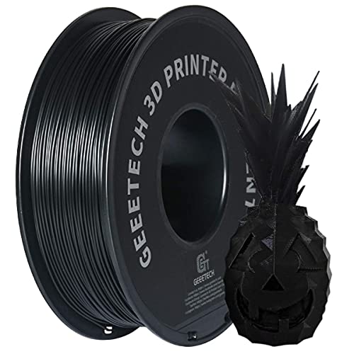 GEEETECH ABS Filament 1.75mm Schwarz, Drucker 3d Filaments 1KG 1 Spool von GEEETECH