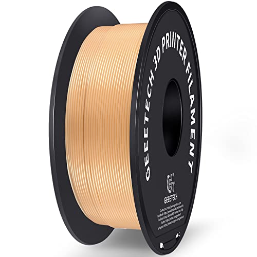 GEEETECH Filament PLA 1,75mm, für 3D Drucker PLA Filament 1 Spool,Neu Sand Gold 1kg von GEEETECH