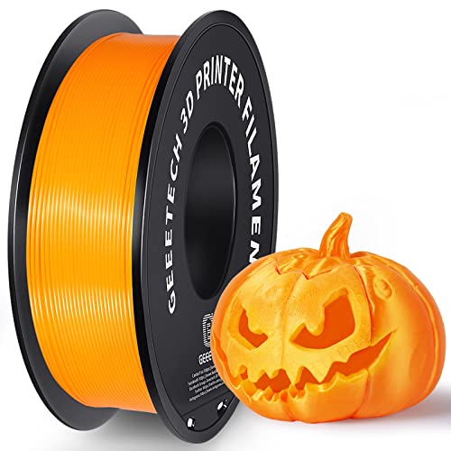GEEETECH Upgrade PLA Filament für 3D Drucker 1,75mm +/- 0,02mm New Orange, Spule 1kg von GEEETECH
