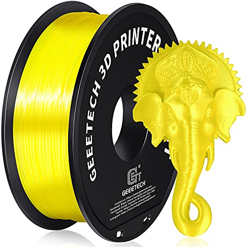 GEEETECH PLA filament 1.75mm Silk Gelb, 3d filament PLA for 3d Drucker 1kg spool von GEEETECH