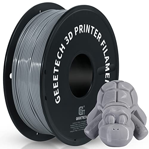 GEEETECH TPU filament 1.75mm Grau, Flexible 3D Drucker Filament 500g 1 Spool von GEEETECH