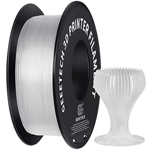 Geeetech Upgrade PLA Filament 1,75 mm, 3D Drucker PLA Filament,1 kg pro Spule, 1 Spulen,Transparent von GEEETECH