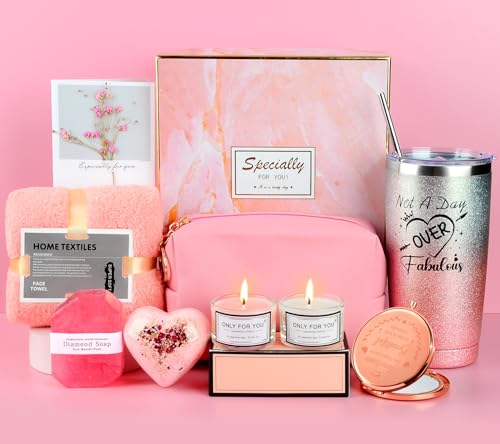 Geschenke für Frauen Freundin, Geburtstagsgeschenk für Beste Freundin Mama Schwester Ehefrau Oma, Wellness Personalisierte Weihnachts Geschenke Frauen Körper Entspannende Bad SPA Geschenk für Sie von GEEKEO