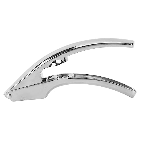 GEEKHOM Knoblauchpressen, Küchenutensil Mit Weichem, Leicht zu Drückendem Griff, Aluminium Multifunktionale Küchen-Knoblauchpresse, Kastanien Walnuss Öffner, Knoblauch Ingwer Presswerkzeug von GEEKHOM