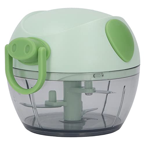 GEEKHOM Zwiebelschneider Manuell, Gemüseschneider Knoblauchzerkleinerer Universalhacker Multifunktionschopper Küche Gemüseschneider Multischneider für Gemüse, Obst, Nüsse, Fleisch, Grün, 3 Blade von GEEKHOM