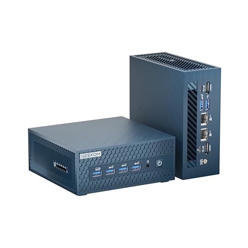 GEEKOM IT1 Mega AI Mini-PC mit Intel Core Ultra 9 185H CPU(16 Kerne, 22 Threads, bis zu 5,1 GHz) 32GB DDR5 RAM und 2TB PCIe SSD | Dual 2.5G LAN | WiFi 7 & Bluetooth 5.4 | USB4 | 8K | Windows 11 Pro von GEEKOM