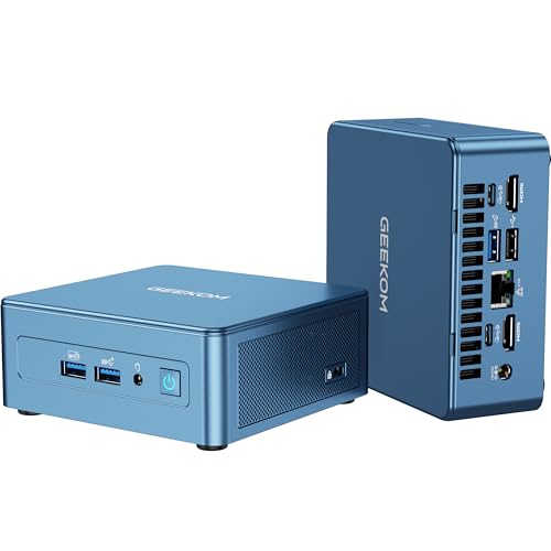 GEEKOM Mini IT12 Mini-PC, i9-12900H der 12. Generation (14 Kerne, 20 Threads, bis zu 5,0 GHz), 32 GB DDR4, 1 TB SSD, NUC12 i9, Windows 11 Pro | 8K Iris XE Grafik | Wi-Fi 6E | 2 x USB 4 von GEEKOM
