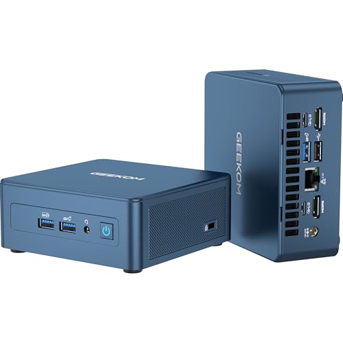 GEEKOM IT13 Edition 2025 Mini PC mit Intel i9-13900HK Prozessor (14 Kerne, 20 Threads, bis zu 5,4 GHz), 32GB DDR4 2TB SSD Micro Desktop Computer | Windows 11 Pro | 8K Iris Xe Graphics | USB4.0 von GEEKOM