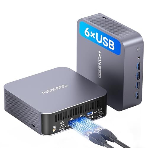 GEEKOM [Einziger Europäischer Hardware Preis für Intel Mini-PC AI Mini PC GT1 Mega mit Intel Core Ultra 9-185H|2.5G Dual-LAN|Echtzeit-AR|32GB DDR5 + 2TB SSD|6×USB|Windows 11 Pro|4×4K Ausgänge GEEKOM [Einziger Europäischer Hardware Preis für Intel Mini-PC AI Mini PC GT1 Mega mit Intel Core Ultra 9-185H|2.5G Dual-LAN|Echtzeit-AR|32GB DDR5 + 2TB SSD|6×USB|Windows 11 Pro|4×4K Ausgänge von GEEKOM