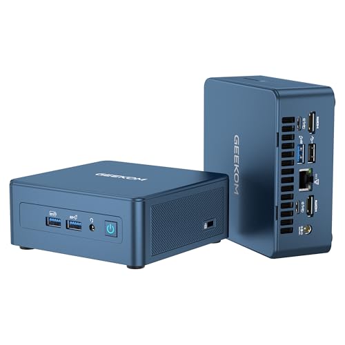 GEEKOM Mini-PC IT12, Intel i7-12650H (10 Kerne, 16 Threads, 4,7 GHz) 32 GB DDR4 1TB SSD Mini Computer, NUC12 i7 Mini Desktop PC Windows 11 Pro, Wi-Fi 6E | 8K UHD | 2*USB4 von GEEKOM