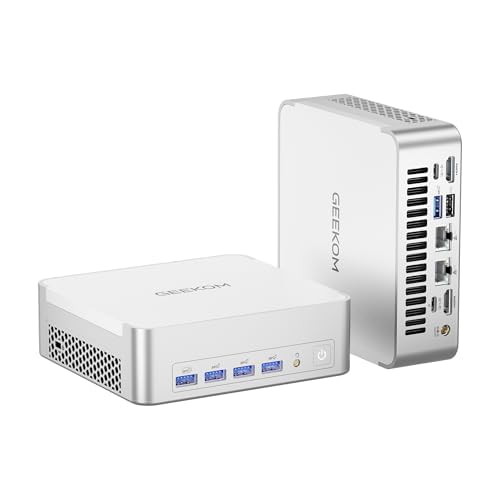 GEEKOM XT1 Mega AI Mini PC,14th Intel Ultra U9-185H Prozessor (16C/22T,up to 5.1 GHz),32G DDR5 2T SSD,Mini Desktop Computers Win 11 Pro,WiFi 7/BT 5.4/Dual 2.5G LAN/USB4.0/8K von GEEKOM