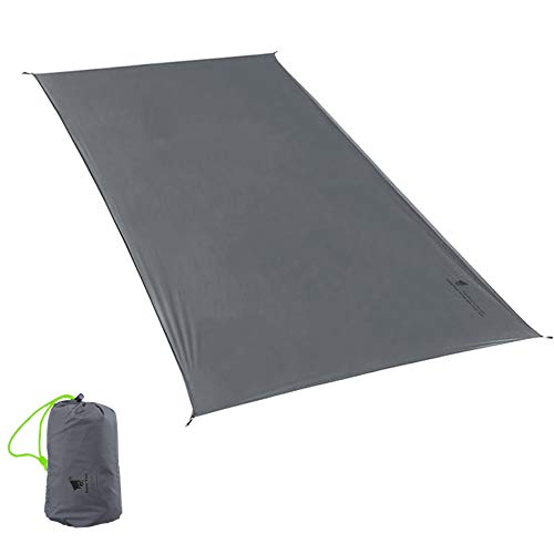 Geertop Schutzplane Zeltplanen Zeltunterlage 1-4 Personen 20D leichte wasserdicht für Zelt Wanderungen Camping Picknick 100 * 70CM von GEERTOP