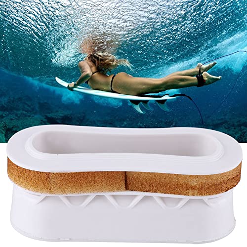 GEERYZHE Wakeboardgriff, Plastik -Surfboard -Griff Weicher Surfbrettgriff mit Stabiler Leistung für Surfboard (White) von GEERYZHE