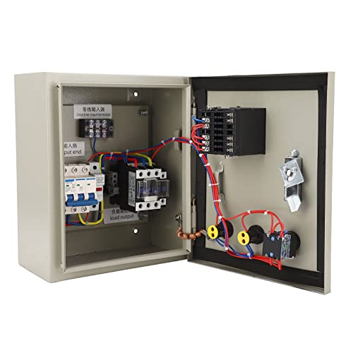 PID-Temperaturregler, 380 V AC 3 Phase 15 KW Intelligent 0-400 ℃ Bereich Tatic Control Box Temperaturregelung PID-Controller mit Thermoelement Zum Erwärmen von GEERYZHE
