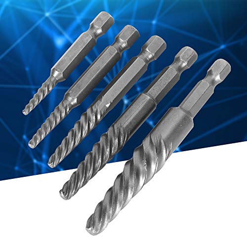 Schraubenextraktionssatz, 5pcs Schraubenextraktionsbohrbit Bit Set Bolzenextraktextraktionskit Gestreifter Schraubenextraktionsgriff Elektrisches Strippentum Zum Entfernen Beschädigter Schrauben Schraubenextraktionssatz, 5pcs Schraubenextraktionsbohrbit Bit Set Bolzenextraktextraktionskit Gestreifter Schraubenextraktionsgriff Elektrisches Strippentum Zum Entfernen Beschädigter Schrauben von GEERYZHE