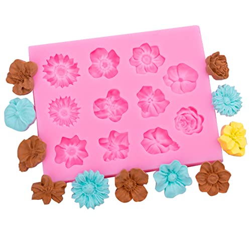 Blumen Formen Fondant Silikonform Mini Blumen Silikon Formen Silikon Blumen Kuchen Fondant Formen Silikonform Fondant Formen 3D Silikon Fondant Formen für Kuchen Fondant Dekorieren Kuchendekoration Blumen Formen Fondant Silikonform Mini Blumen Silikon Formen Silikon Blumen Kuchen Fondant Formen Silikonform Fondant Formen 3D Silikon Fondant Formen für Kuchen Fondant Dekorieren Kuchendekoration von GEFAEJIFO