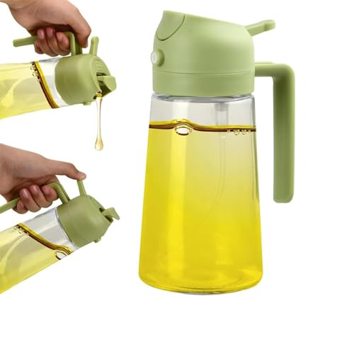 GEFAEJIFO 2 in 1 Ölsprüher 470 ml Öl Sprühflasche Ölspray zum Kochen Öl Zerstäuber zum Küche Grillen Heißluftfritteuse Salat Backen Grillen GEFAEJIFO 2 in 1 Ölsprüher 470 ml Öl Sprühflasche Ölspray zum Kochen Öl Zerstäuber zum Küche Grillen Heißluftfritteuse Salat Backen Grillen von GEFAEJIFO