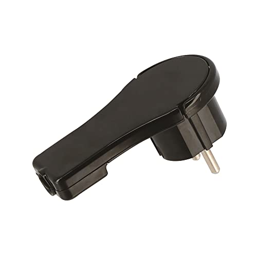GEFOM 200023 Stecker 16 A + extra Flache Erdung, schwarz von Gefom