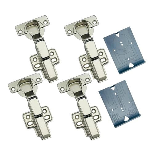 GEFONG 105 Grad Mittelanschlag Soft Close Hydraulische Scharniere 35 mm mit Stoßdämpfer Dämpfung Stummes Scharnier für Garderobe Kleiderschrank Tür Küchenschranktür 4 Stück GEFONG 105 Grad Mittelanschlag Soft Close Hydraulische Scharniere 35 mm mit Stoßdämpfer Dämpfung Stummes Scharnier für Garderobe Kleiderschrank Tür Küchenschranktür 4 Stück von GEFONG