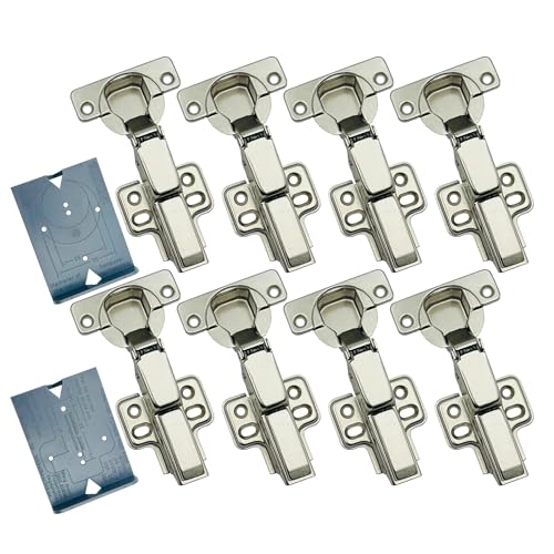 GEFONG 105 Grad Mittelanschlag Soft Close Hydraulische Scharniere 35 mm mit Stoßdämpfer Dämpfung Stummes Scharnier für Garderobe Kleiderschrank Tür Küchenschranktür 8 Stück GEFONG 105 Grad Mittelanschlag Soft Close Hydraulische Scharniere 35 mm mit Stoßdämpfer Dämpfung Stummes Scharnier für Garderobe Kleiderschrank Tür Küchenschranktür 8 Stück von GEFONG