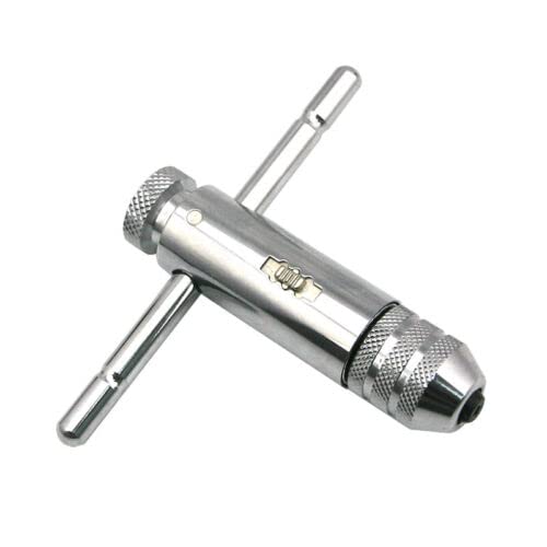 GEFRABO Werkzeughalter mit Ratsche Knarre Windeisen M3 - M6 / M5 - M12 für Gewindebohrer (M5 bis M12 TC2) von GEFRABO