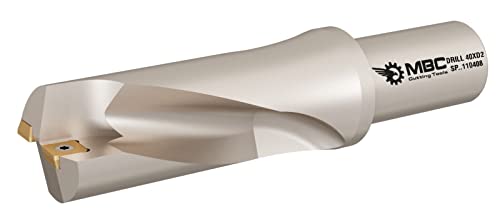 Wendeplattenbohrer 2xD SPMT Vollbohrer Ø12 bis 50 mm NEU für SPMG-Platten mit Innenkühlung (14,0 mm - SPMT050204) von GEFRABO