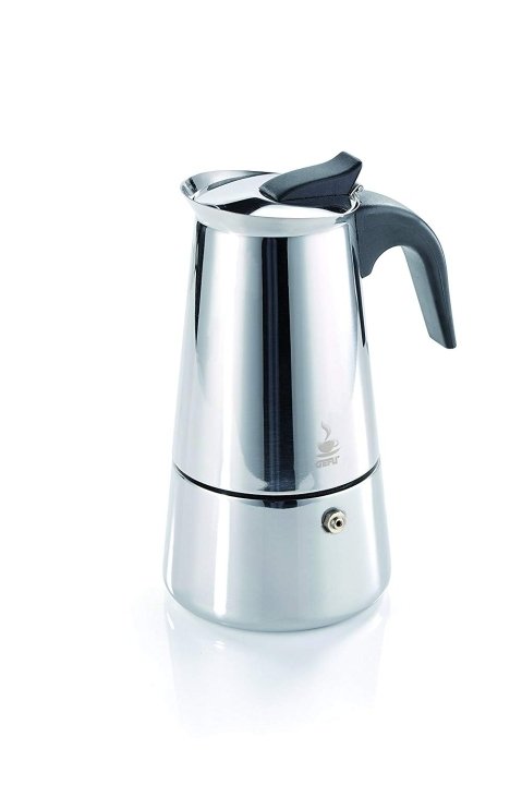 GEFU Espressokocher Emilio schwarz/silber von GEFU
