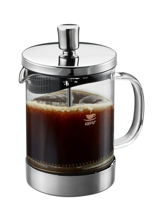 GEFU Kaffeebereiter Diego schwarz/silber von GEFU