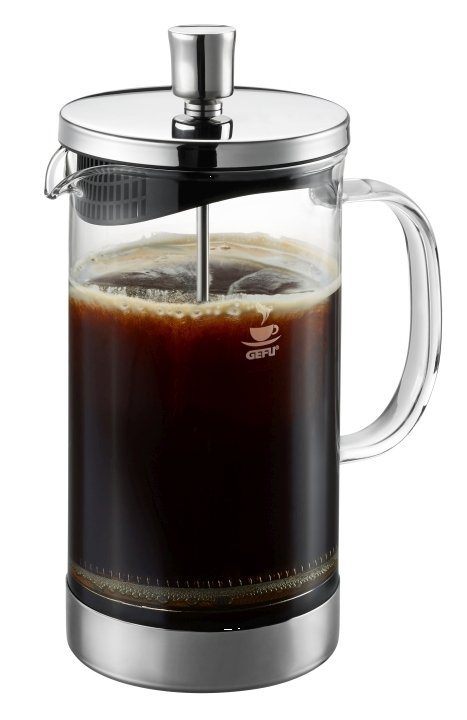 GEFU Kaffeebereiter Diego schwarz/silber von GEFU