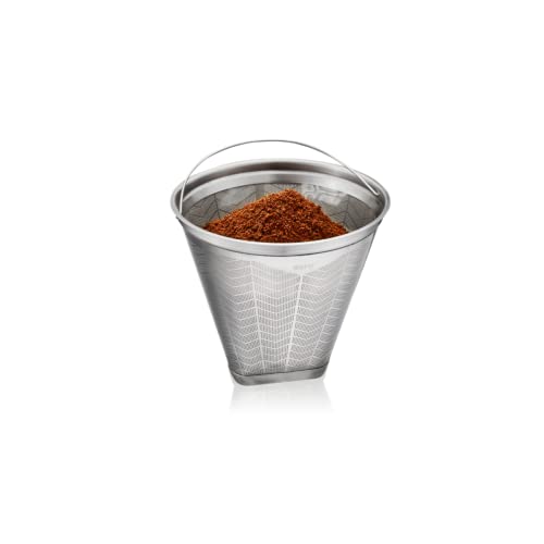 GEFU Kaffeefilter FLAVO Gr. 4 | Dauerfilter aus Edelstahl mit Zweischicht-Filtersystem | Passend für Handfilter & Kaffeemaschine | Umweltfreundlich & Wiederverwendbar GEFU Kaffeefilter FLAVO Gr. 4 | Dauerfilter aus Edelstahl mit Zweischicht-Filtersystem | Passend für Handfilter & Kaffeemaschine | Umweltfreundlich & Wiederverwendbar von GEFU