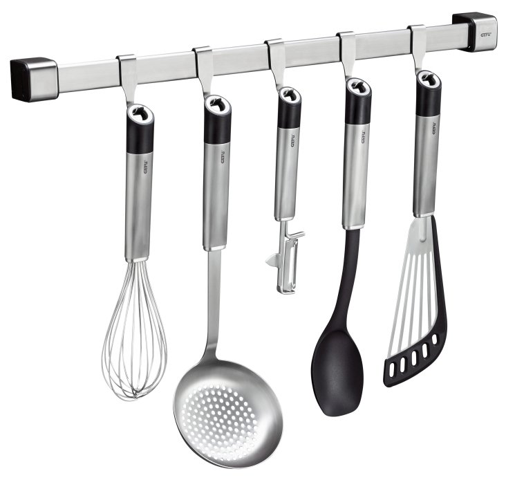 GEFU Küchenleiste Smartline schwarz/silber von GEFU