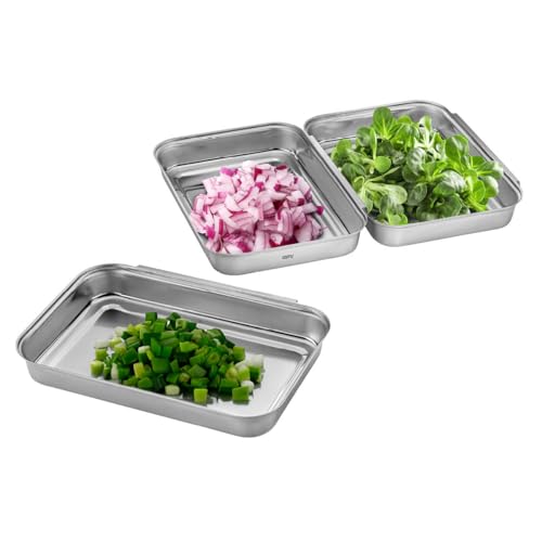 GEFU PANDO Panier‑Set 3‑teilig | Edelstahl‑Schalen zum Panieren, Marinieren & Portionieren | Falzkante für nahtlose Verbindung | Spülmaschinengeeignet GEFU PANDO Panier‑Set 3‑teilig | Edelstahl‑Schalen zum Panieren, Marinieren & Portionieren | Falzkante für nahtlose Verbindung | Spülmaschinengeeignet von GEFU