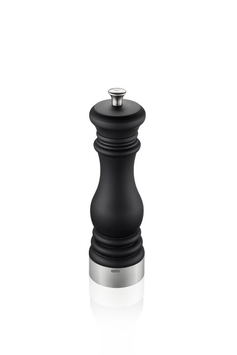 GEFU Salz- oder Pfeffermühle Flavio schwarz/silber von GEFU