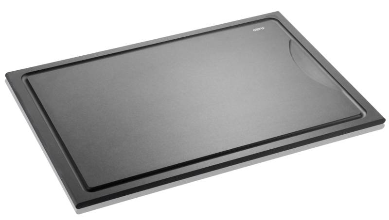 GEFU Schneidebrett SLIZE ca. B44 H0,9 T30 cm in schwarz, groß mit Saftrille GEFU Schneidebrett SLIZE ca. B44 H0,9 T30 cm in schwarz, groß mit Saftrille von GEFU