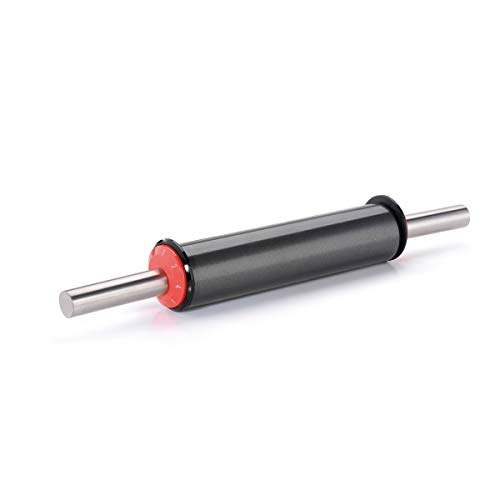 GEFU Teigroller Exact aus Aluminium, spülmaschinengeeignetes Nudelholz mit abstandshalter von GEFU