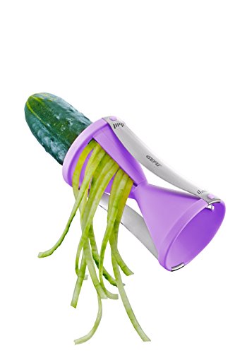 Gefu Spirelli 89264 Spiralschneider Gemüseschneider mit Resthalter, Edelstahl/Kunststoff, lila Gefu Spirelli 89264 Spiralschneider Gemüseschneider mit Resthalter, Edelstahl/Kunststoff, lila von GEFU