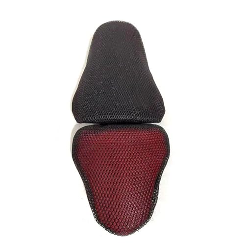 GEGWWFVVC Sitzbezug Motorrad 3D Mesh Sitz Abdeckung Wärmedämmung Sitzkissen Abdeckung Schutz Für Benelli TNT125 TNT 125 BJ125-3E BJ 125(002) von GEGWWFVVC