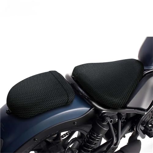 GEGWWFVVC Sitzbezug Motorrad Kissen Sitz Abdeckung Schützen Stoff Sattel Sitz Abdeckung Rebel CMX 500 300 2017-2020 CMX1100 Rebel ​2021(CMX 1100 Rebel 2021-) von GEGWWFVVC