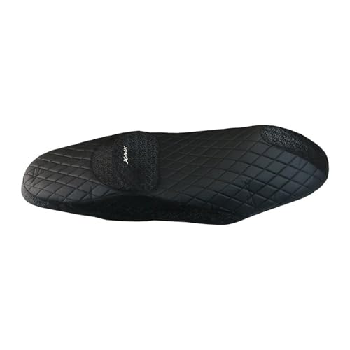 GEGWWFVVC Sitzbezug Motorrad Zubehör Sitzkissen Abdeckung Fall Pad Leder Protector Schutz XMAX300 XMAX250 Xmax 300(Schwarz) von GEGWWFVVC