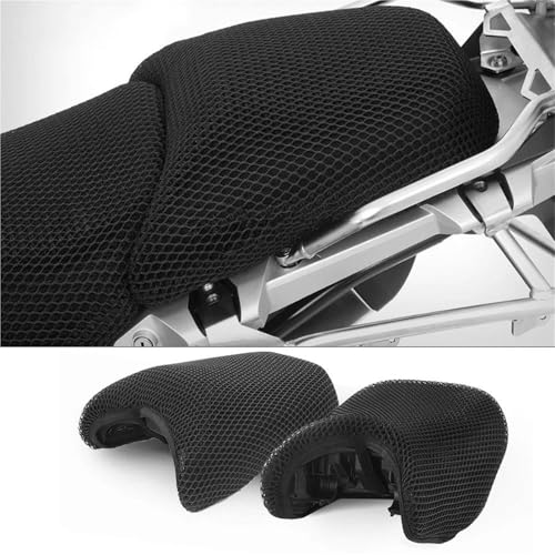 GEGWWFVVC Sitzbezug R1200GS GS 1200 1250 R 1250 GS Adventure R 1200 GS LC Stoffsitzbezug Fahrerkühlung Sitzkissen Zubehör(R1250GS 2018-2021) von GEGWWFVVC