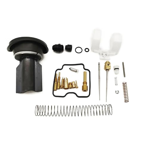 GEGWWFVVC Vergaser Grizzly 660 4x4 YFM660FW 2002-2005 YFM660 FW Vergaser Reparatursatz Kraftstoffsystem Schwimmerkolben Membran(001) von GEGWWFVVC