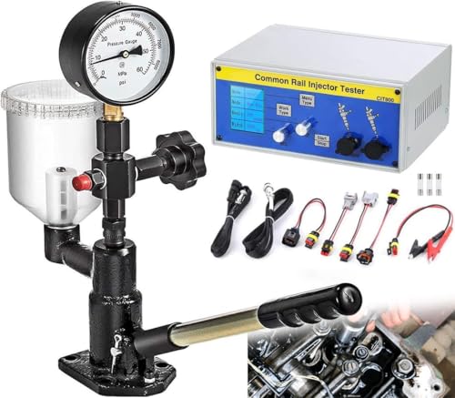CIT800 Diesel Common Rail Injektor Tester + S60H Injektor Validator, Einstellbare Breite: 100us - 6 MS, Einstellbare Frequenz: 1-30HZ, Messung Magnetventil Injektor von GEHPYYDS