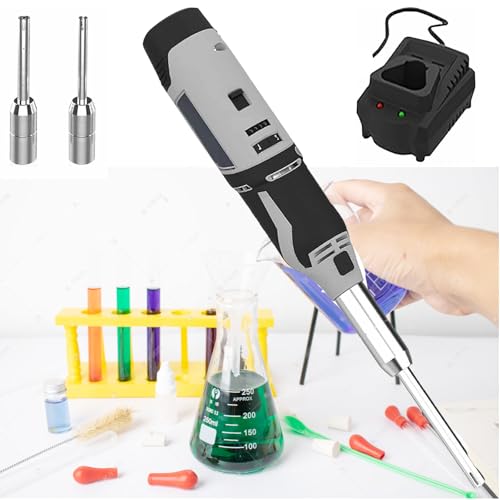 Laborhomogenisator | Hand-Emulgator und Dispergierer zum Zerkleinern und Mischen von Zellen | Zellzerkleinerungsmischer | 6-Gang-Einstellung für 0,5–250 ml Medizin, Kosmetik,Plugin-10+8mm von GEHPYYDS