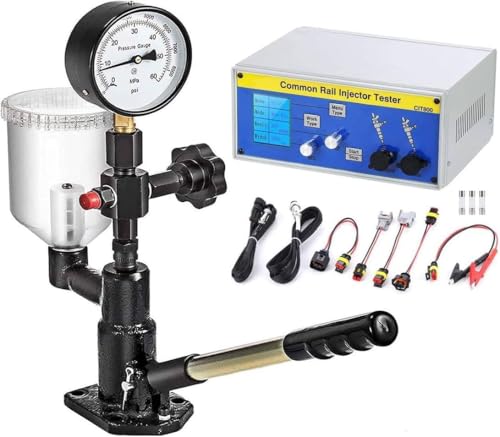 Multifunktions-Common-Rail-Injektortester mit Injektorvalidator, Frequenz und Breite einstellbar, CIT800 Common-Rail-Injektortester + S60H-Injektorvalidator, für Injektoren von GEHPYYDS