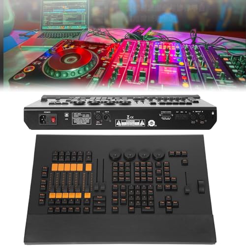 Professioneller DJ-Controller und Musikaufnahmegerät – Vielseitiges Lichtmischpult mit D-M-X-Lichtplatine – Unterstützt bis zu 65.536 Parameter von GEHPYYDS