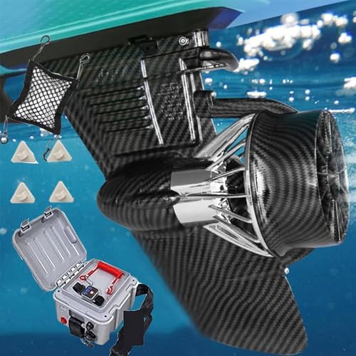Wiederaufladbare elektrische Surfflosse für Stand-Up-Paddle-Boards, Thruster-Kit mit kabelloser Fernbedienung für Surfbretter und SUPs, verbesserte Paddle-Board-Motorflosse von GEHPYYDS